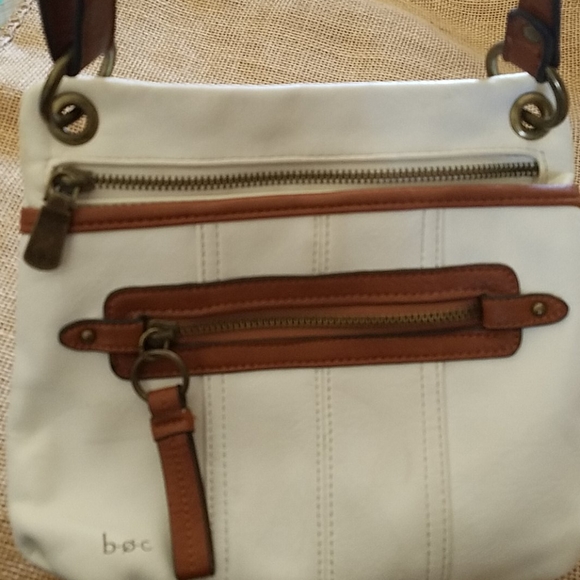 BOC cream and brown messenger bag - Picture 11 of 11